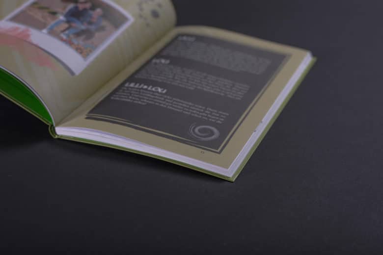 Jugendbuch mit flexiblem Hardcover