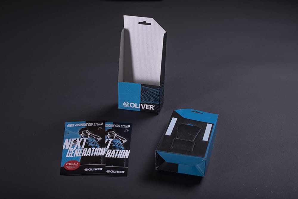 Kartonage und Verpackung bedruckt für Flyer