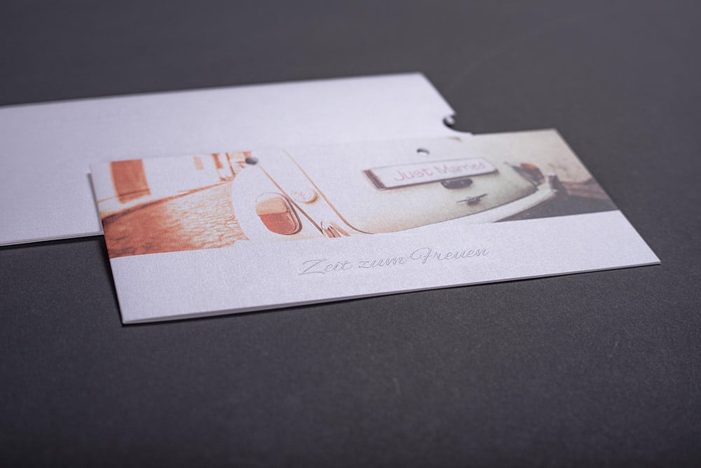 sehr hochwertige Glückwunschkarten mit Hochprägung