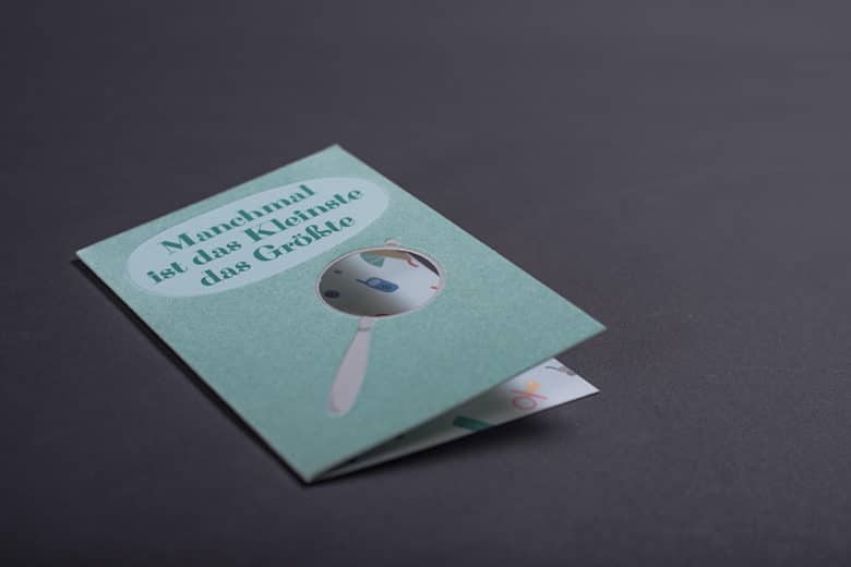 Sales Card – mit Flock