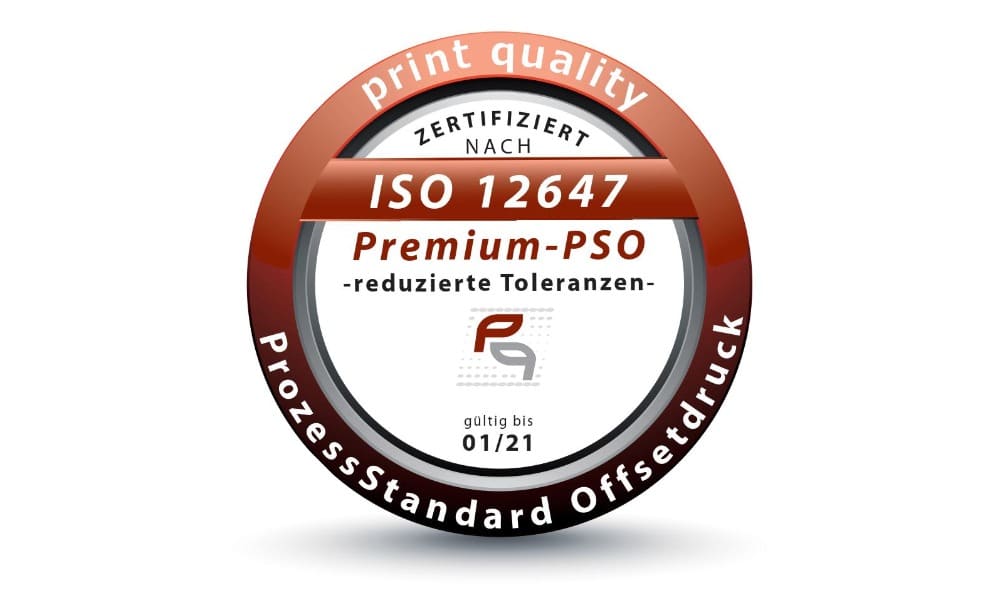 Premium-PSO-Zertifizierung bescheinigt höchste Druckqualität