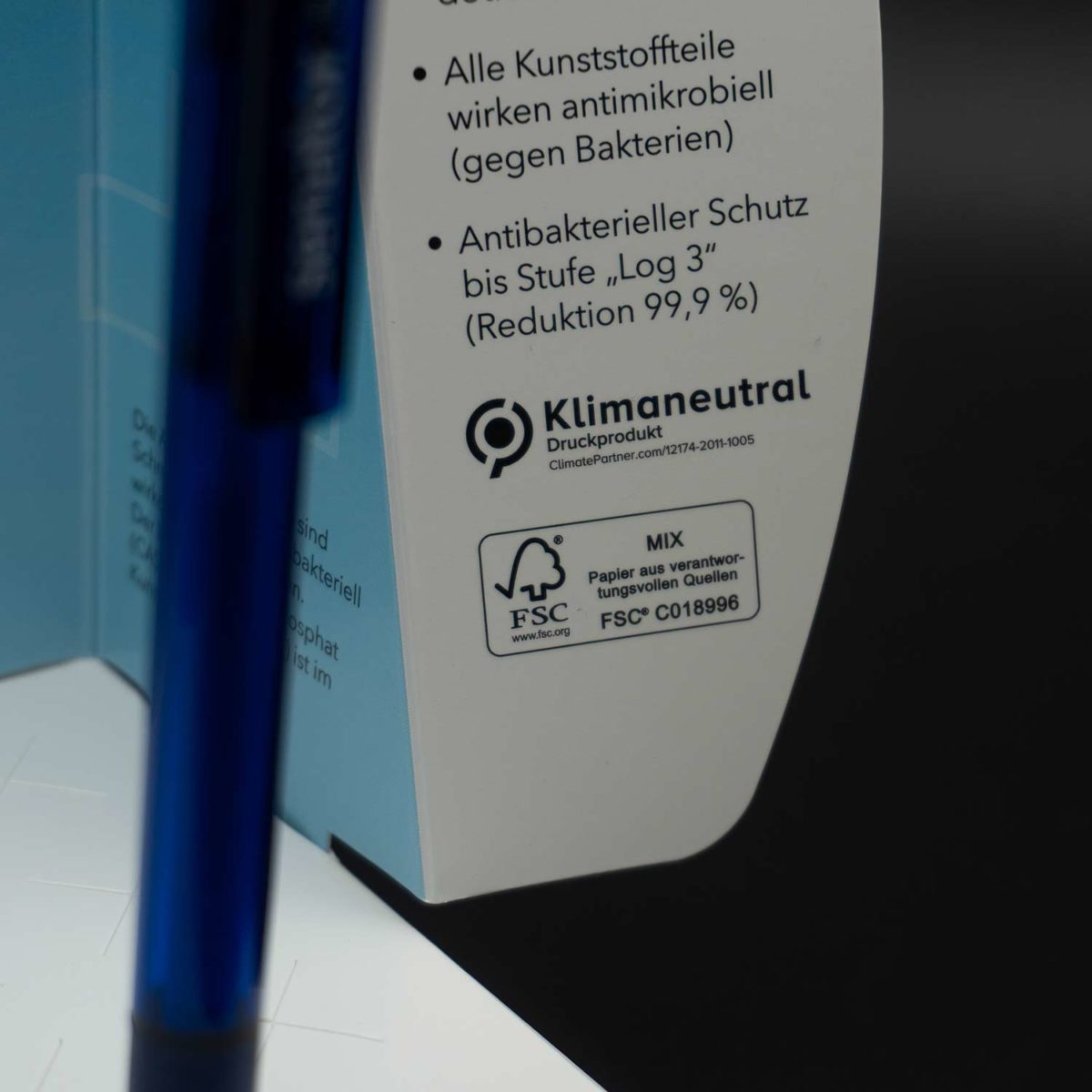 präsentationsbox klimaneutral und mit fsc papier bedruckt